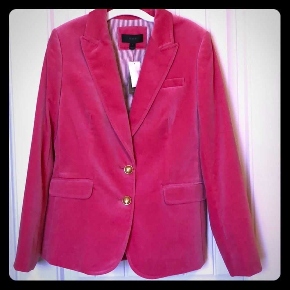 NEW J Crew Velvet blazer